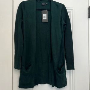 Soft green cardigan - size small
